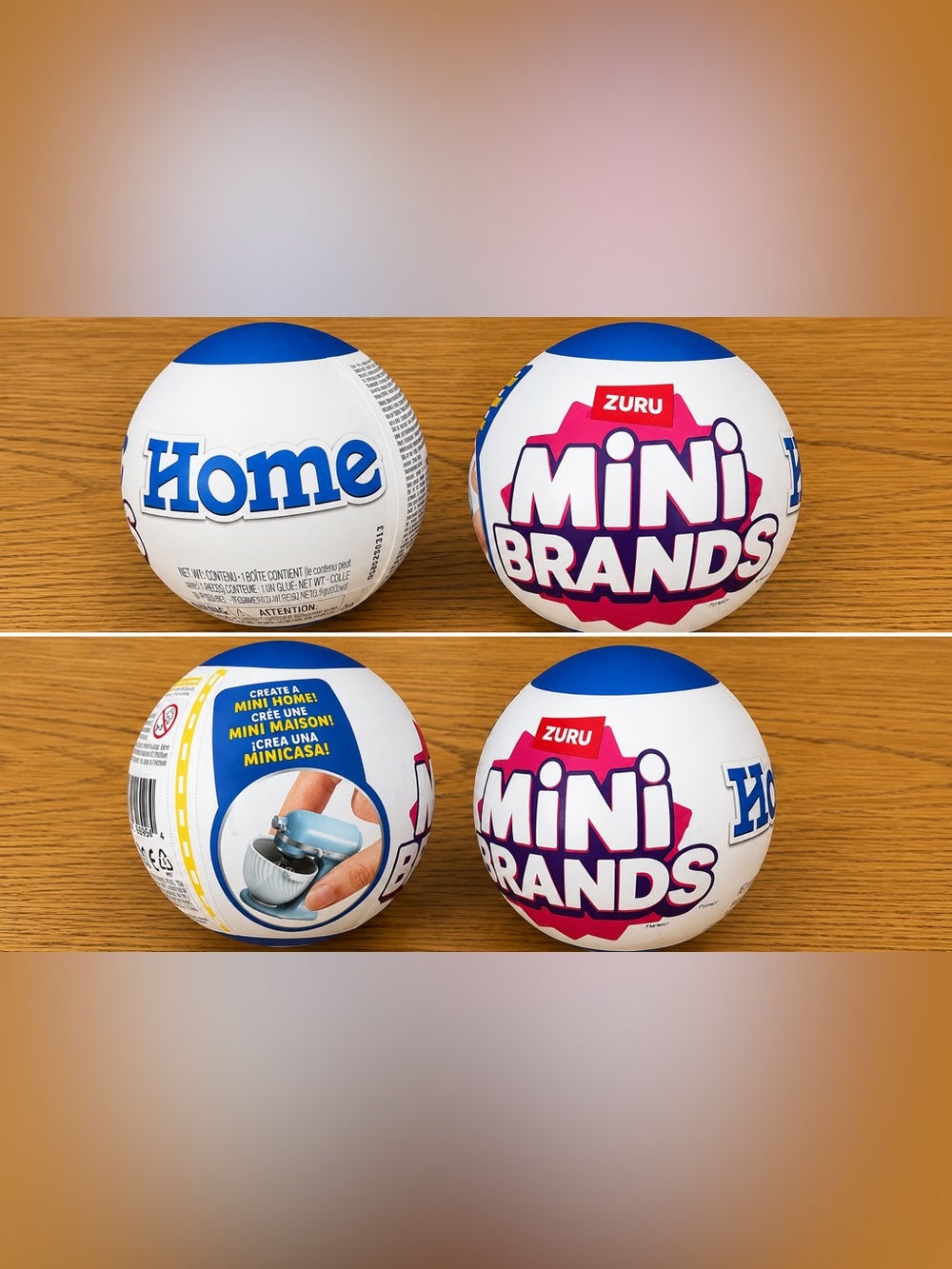 Zuru Mini Brands Home Sealed Balls Lot of 2 Mystery Capsules